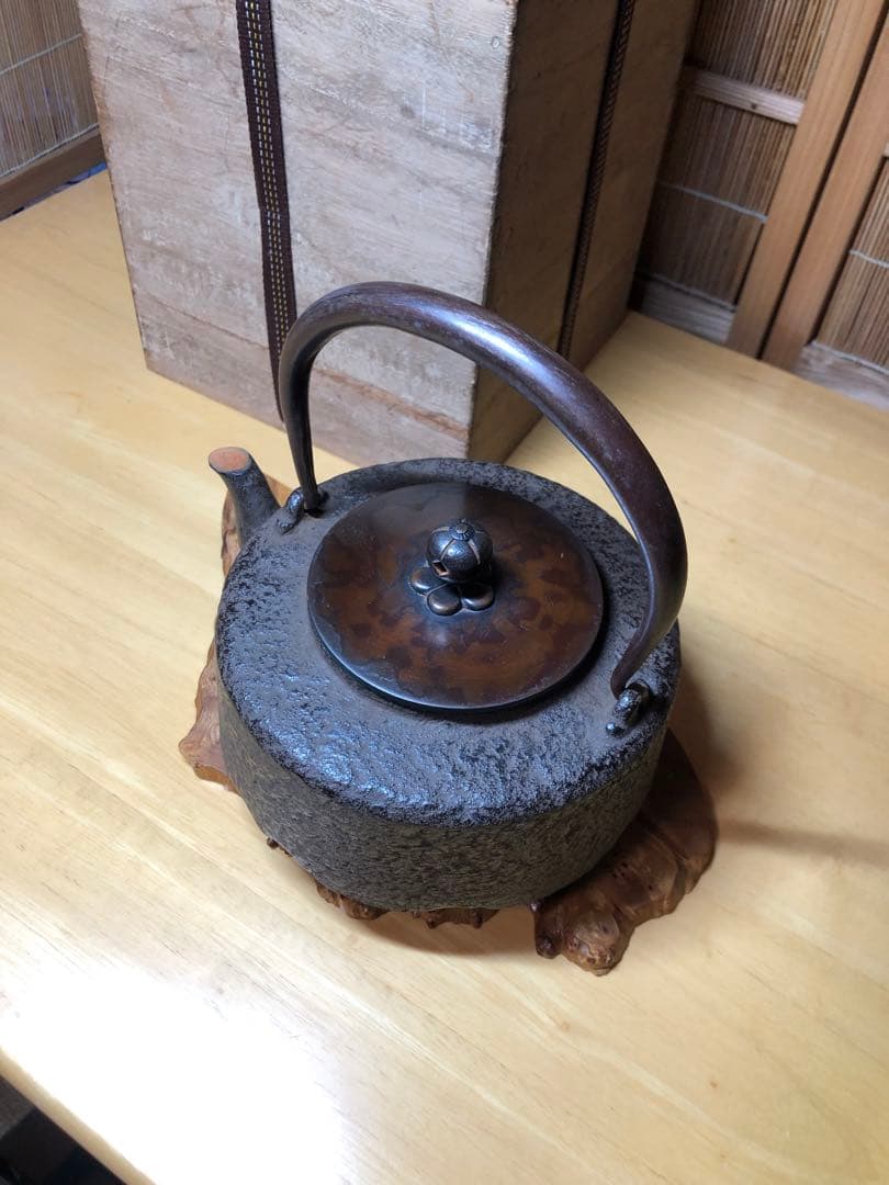 アンティーク京都鉄瓶　急須800-900ml