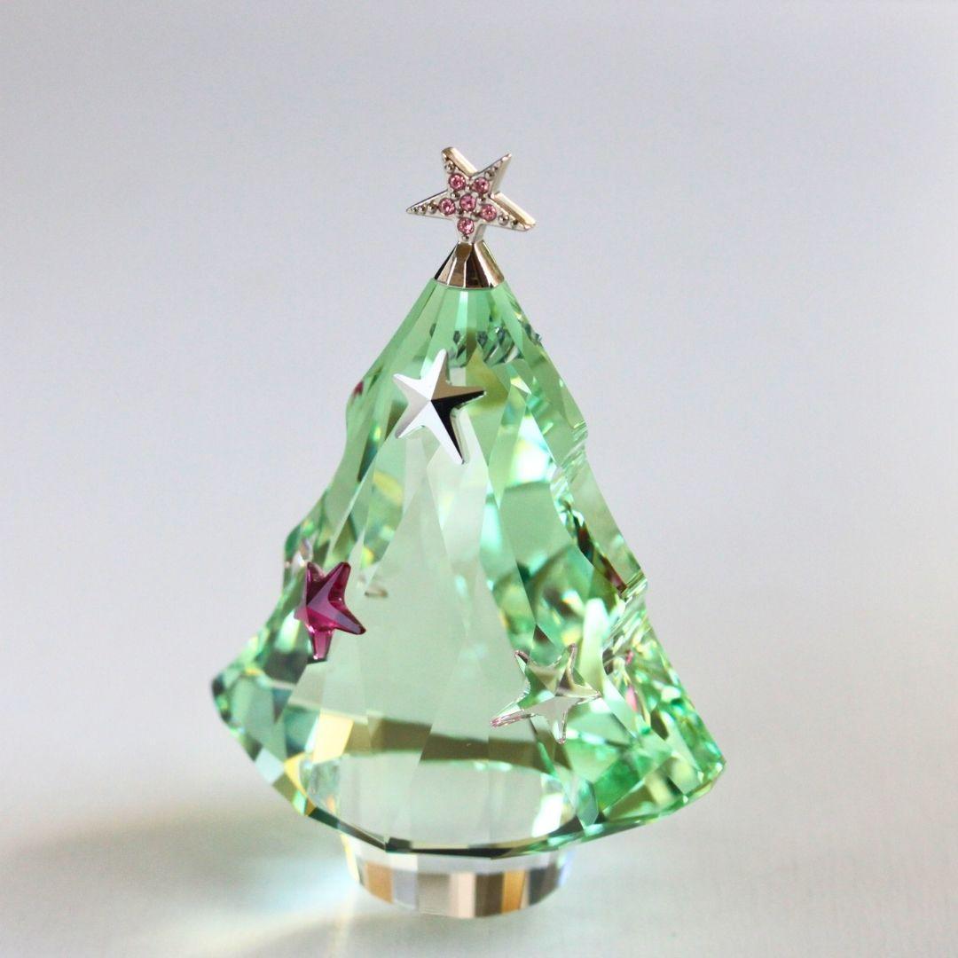 スワロフスキー クリスマスツリー Chrysolite