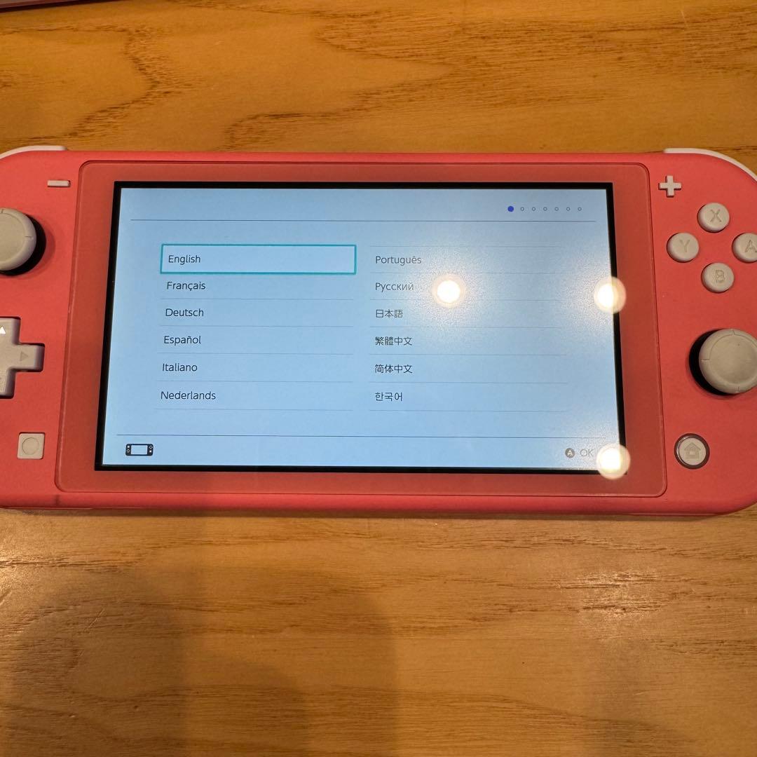Nintendo Switch Lite ピンク 本体　ケース付き