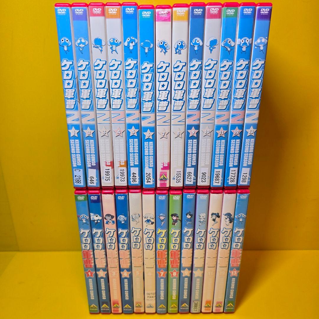 新品ケース交換済　ケロロ軍曹1st～7th + 劇場版6作 DVD全97巻セット