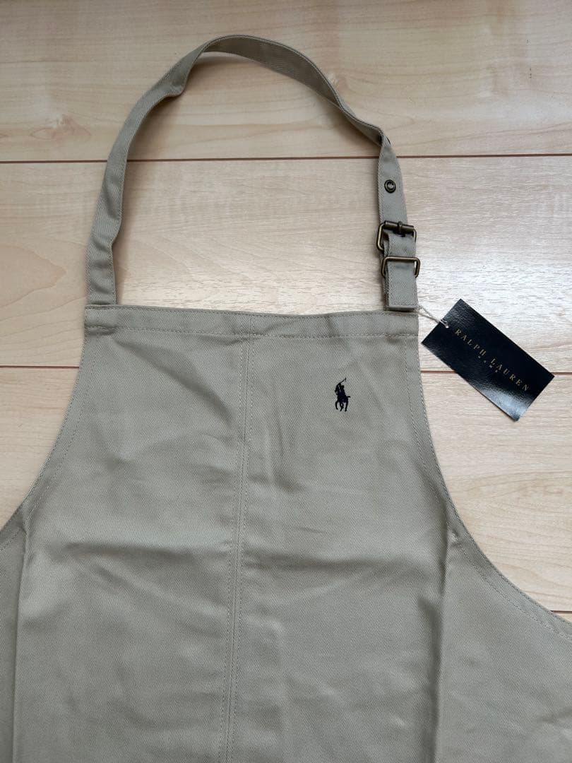 【未使用品】Ralph Lauren ラルフローレン ベージュエプロン