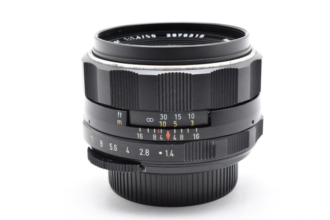 【黄変なし】Super Takumar 50mm F1.4 フード付 C106