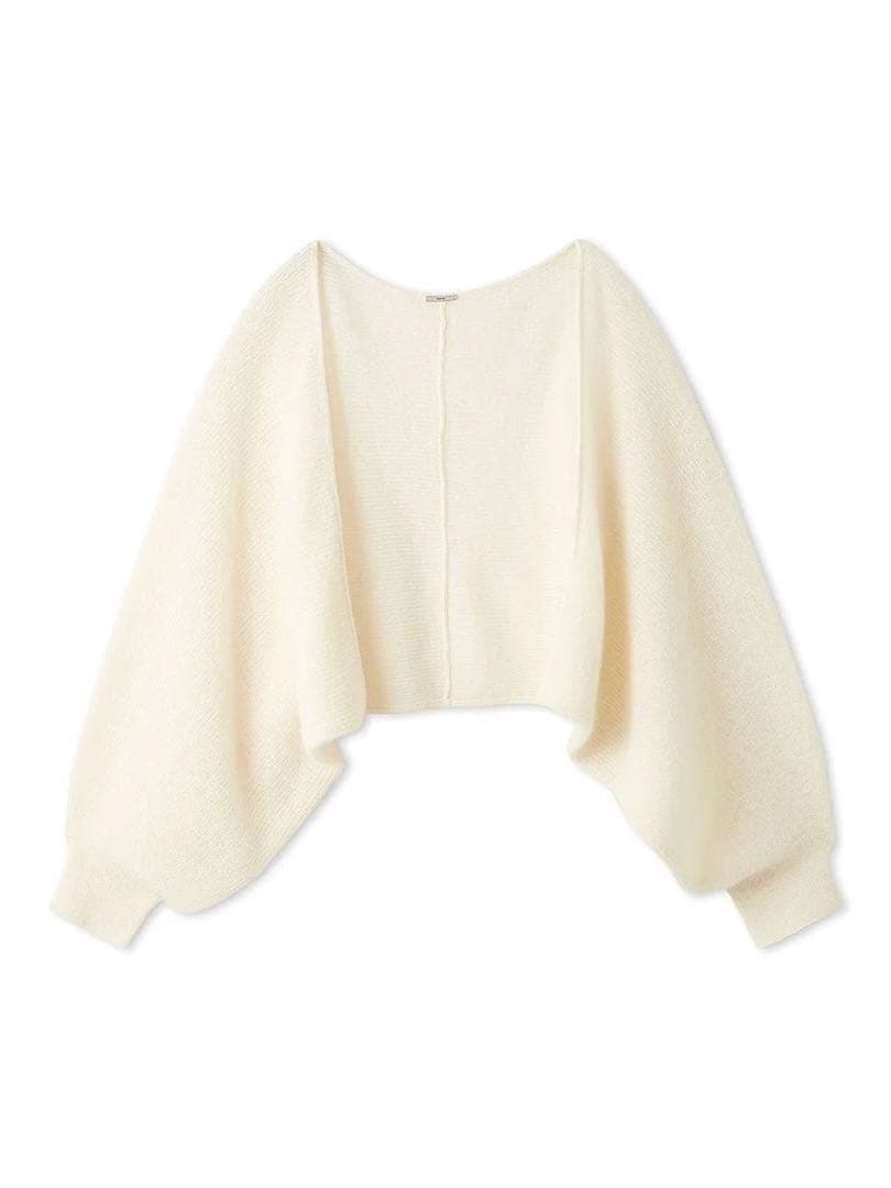 【美品】SNIDEL シアーボレロカーディガン IVR