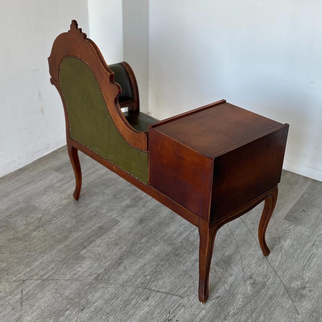 イギリス アンティーク家具 テレフォンベンチ 1960年頃 954A