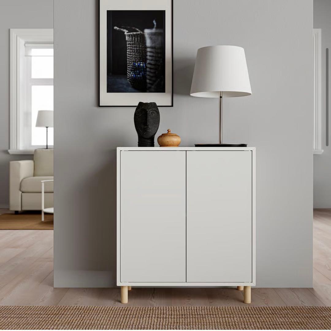 【完成品】IKEA EKET エーケト キャビネット　ホワイト