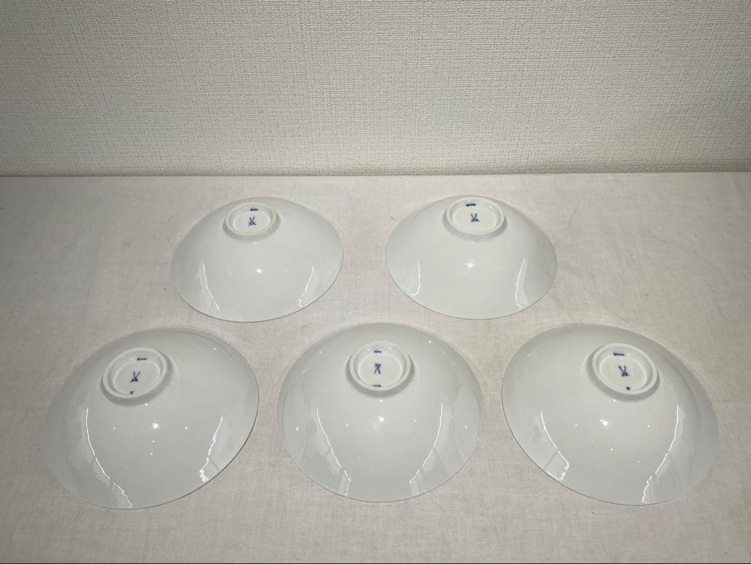 マイセン　ブルーオーキッド　皿　MEISSEN 6客セット