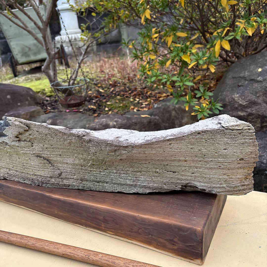 特大 カンカン石 サヌカイト 讃岐石 原石 天然石 水石 石琴 24.4kg