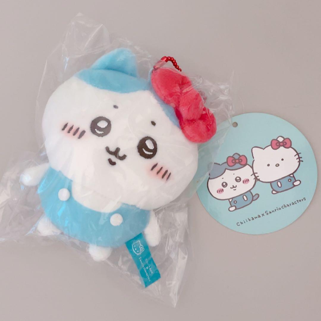 未開封タグ付き》ちいかわ×サンリオ　ぷちミニマスコット　ハチワレ×ハローキティ