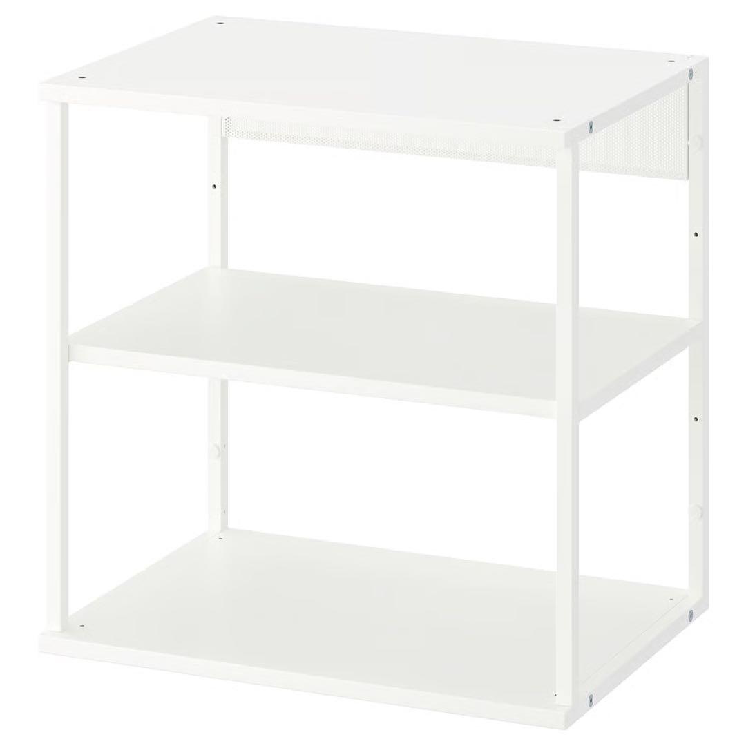 廃盤　IKEA プラッツァ シェルフユニット ホワイト60x40x60cm