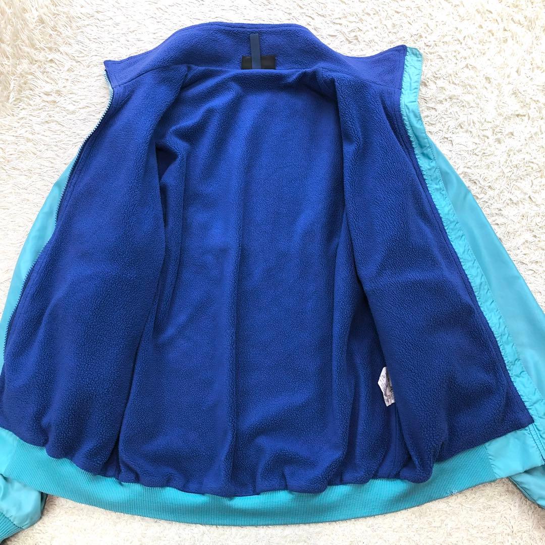 90s USA製 パタゴニア シェルドシンチラ ターコイズ フリース ジャケット