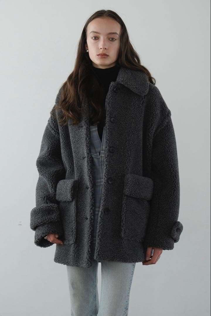 ジャケット・アウター CLANE RIDGE POCKET BOA OVER COAT