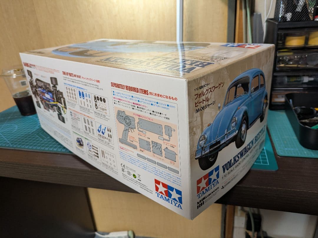 新品TAMIYAフォルクスワーゲンビートル組立キット