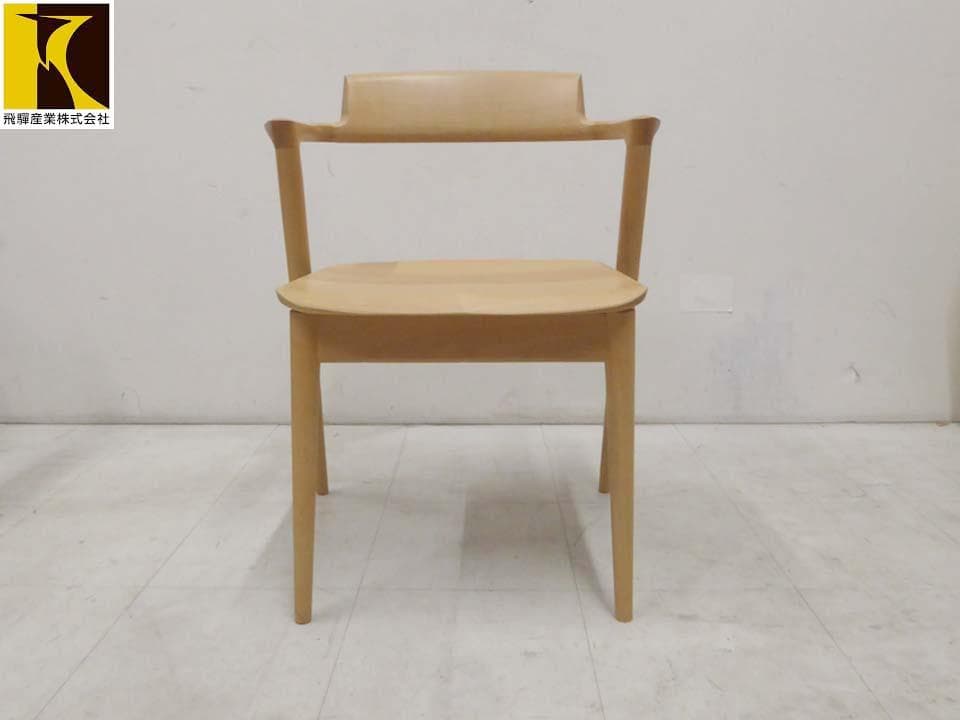 ■HIDA 飛騨産業■SEOTO セオト セミアームチェア ビーチ材-2