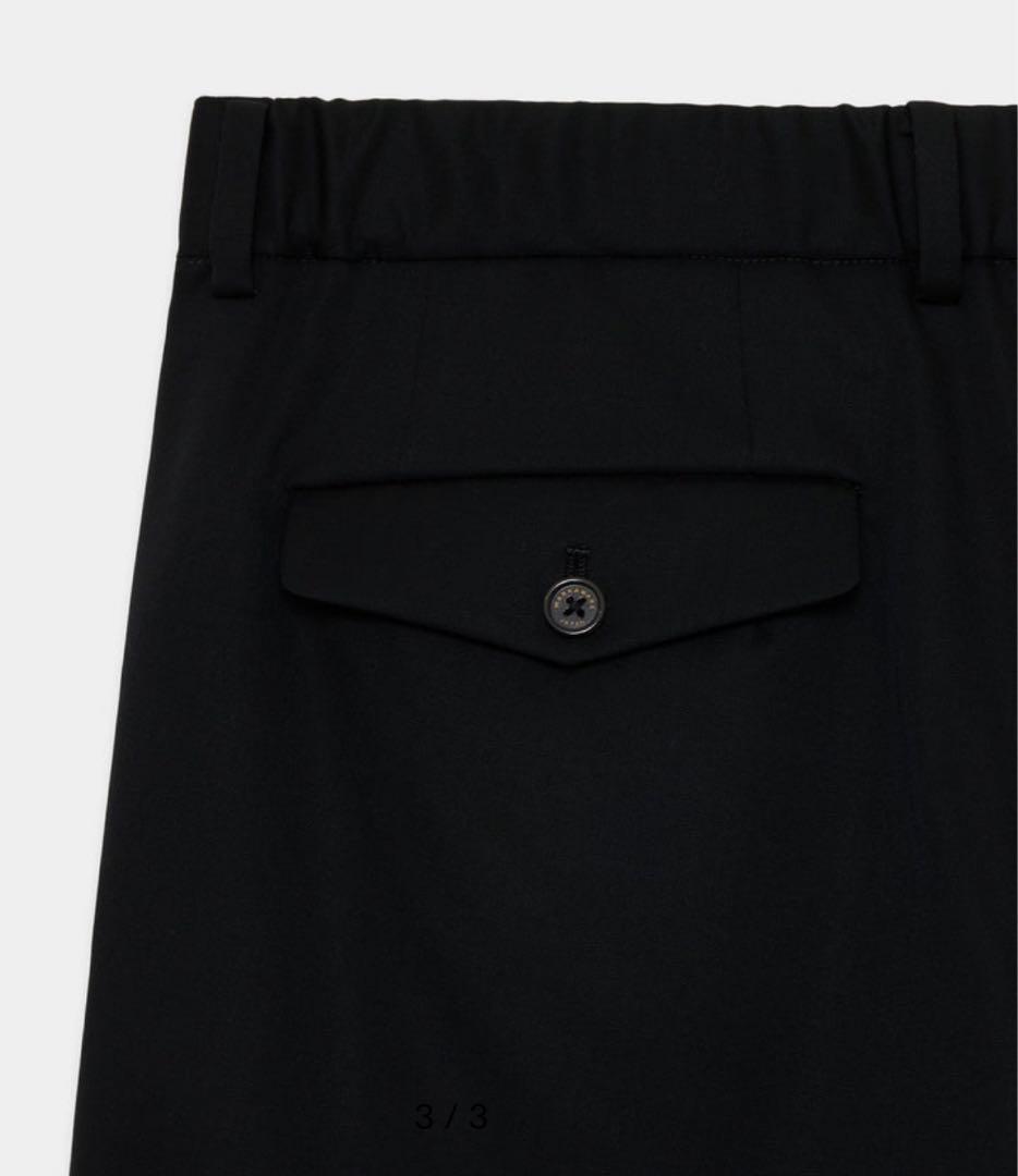 スーツ MARKAWARE WOOL GABARDINE WIDE TROUSERS