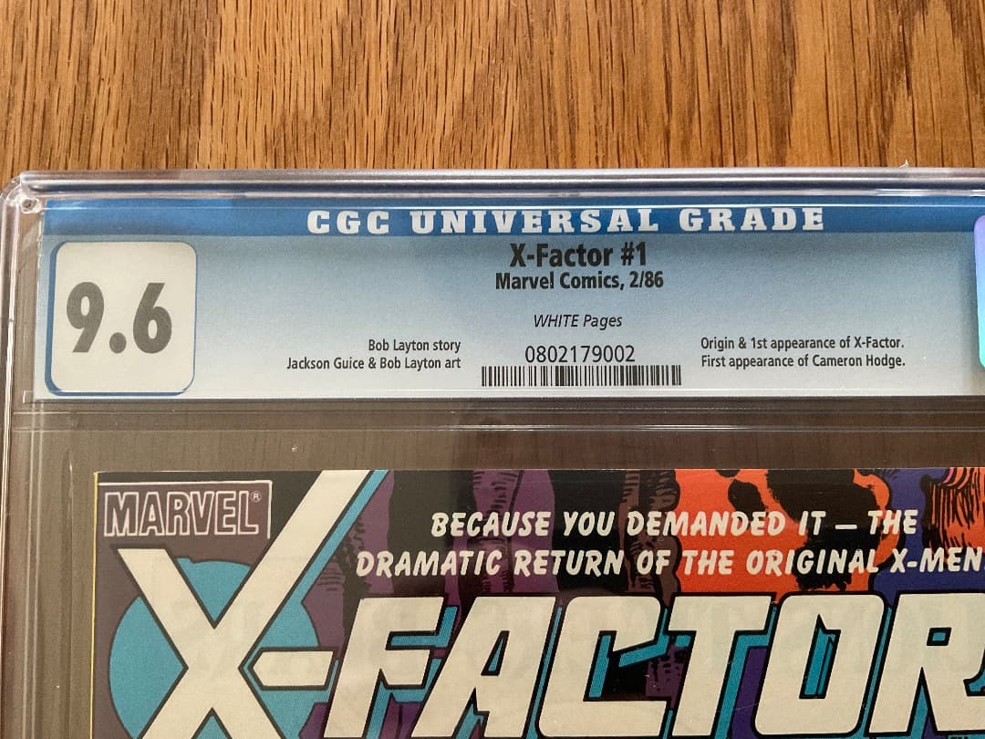 X-factor #1 元X-men CGC 9.6 アメコミリーフ