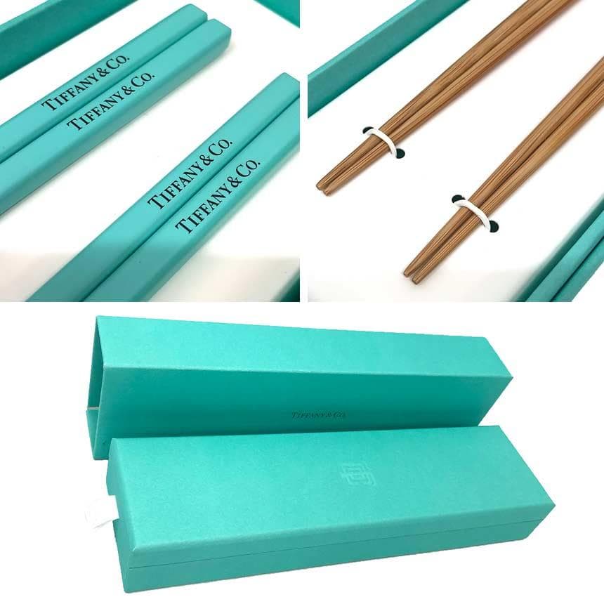 Tiffany ティファニーブルー 箸セット ペア 未使用 aq12295