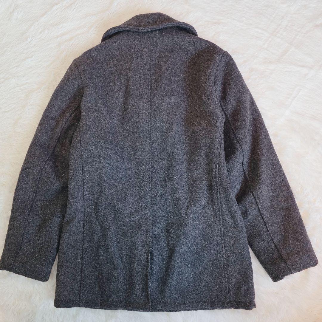 Schott Pコート 740N USA製 キルティング グレー ショット 38