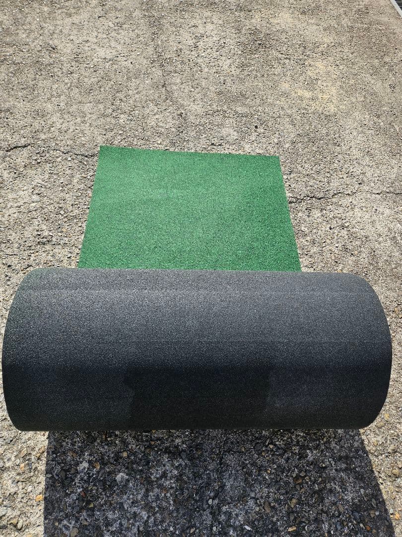 【新品】本格ポリエステル不織布 防草シート(明るめグリーン)厚手　巾1m×40m