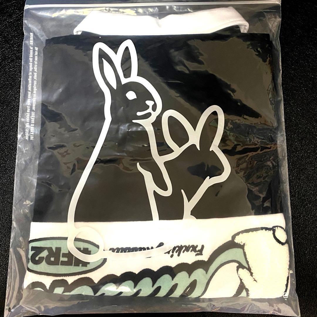 FR2月桃 沖縄限定 ラガーシャツ 新品 BLACK L ラグビーシャツ 色情兎