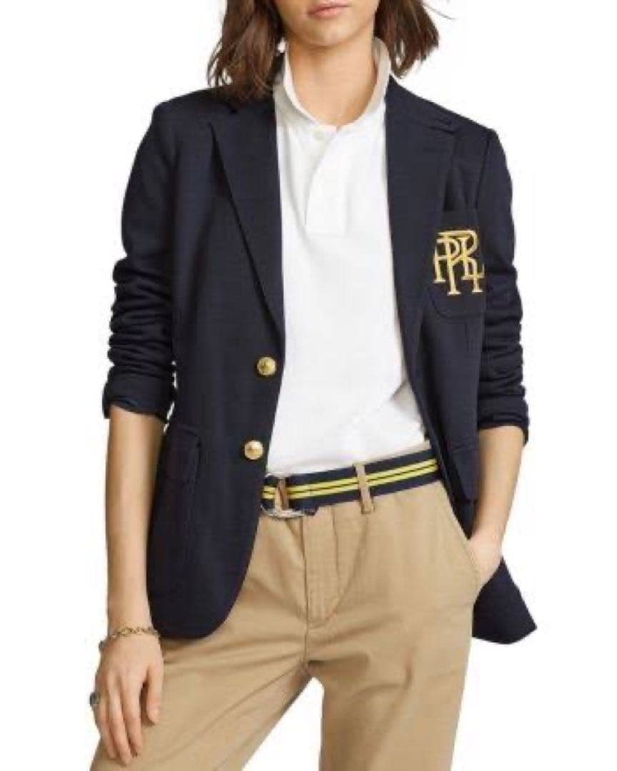 POLO ラルフローレン ネイビー ジャケット S 紺