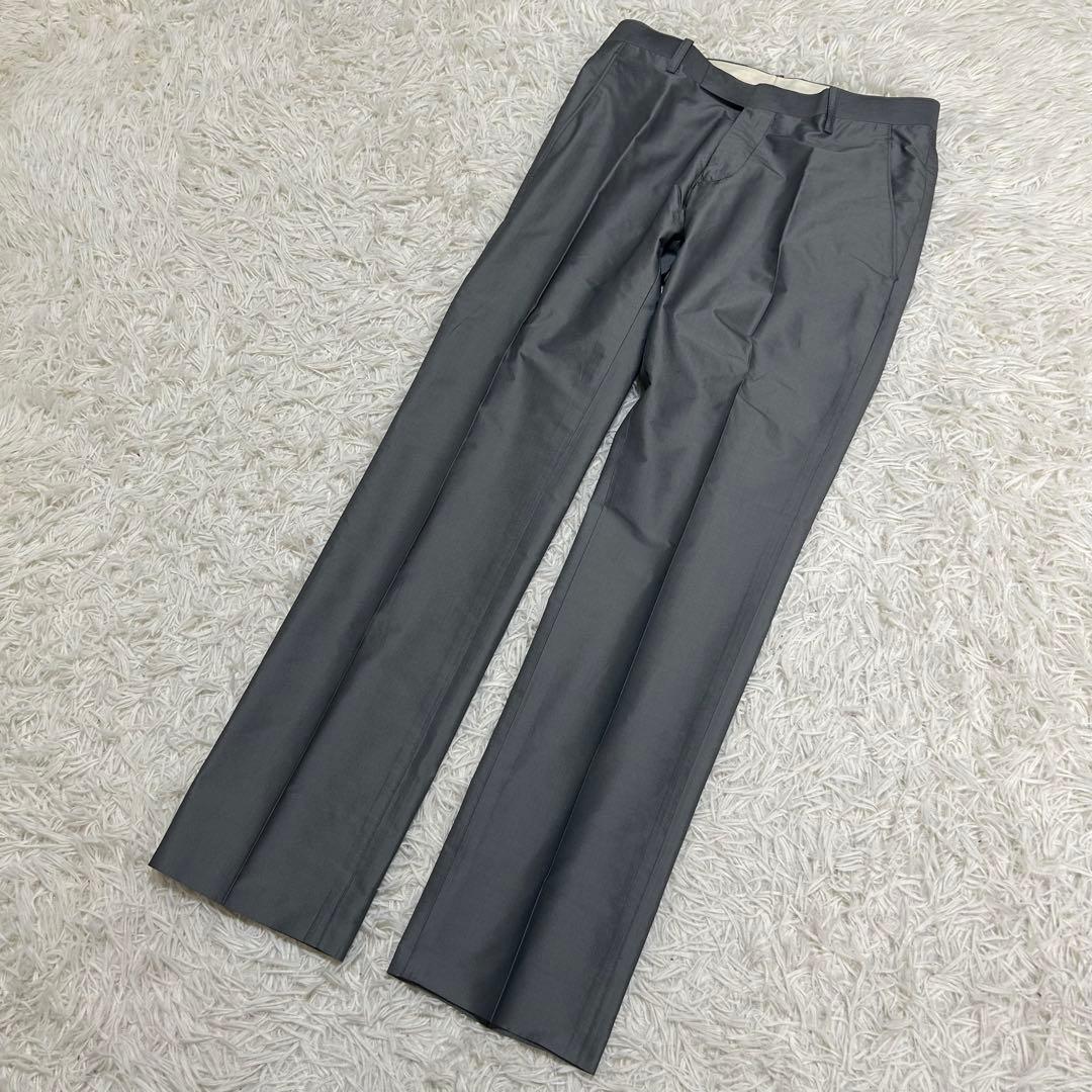 良品✨ジャンポールゴルチエ 光沢 シルバー メンズ上下スーツ セットアップ 46