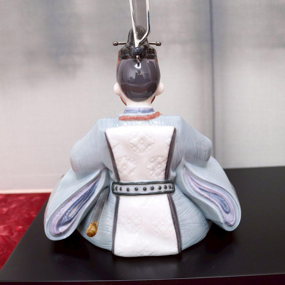 リヤドロ ひな人形 フルセット リアドロ 節句 置物 陶器 アート台座 屏風