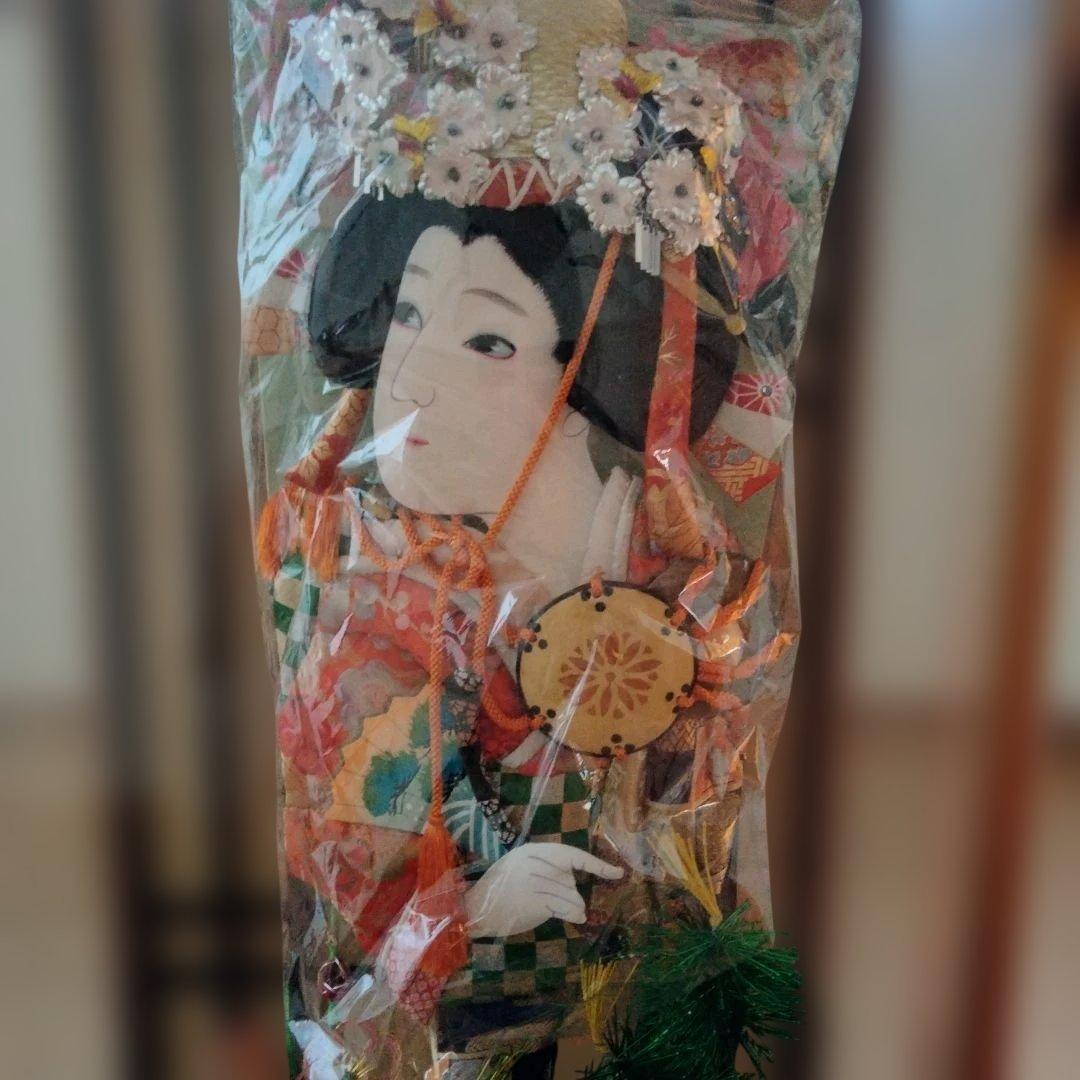 雛人形羽子板