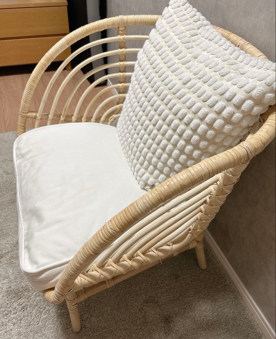 IKEA BUSKBO パーソナルチェア,クッション（発送OK、引き取り値引）