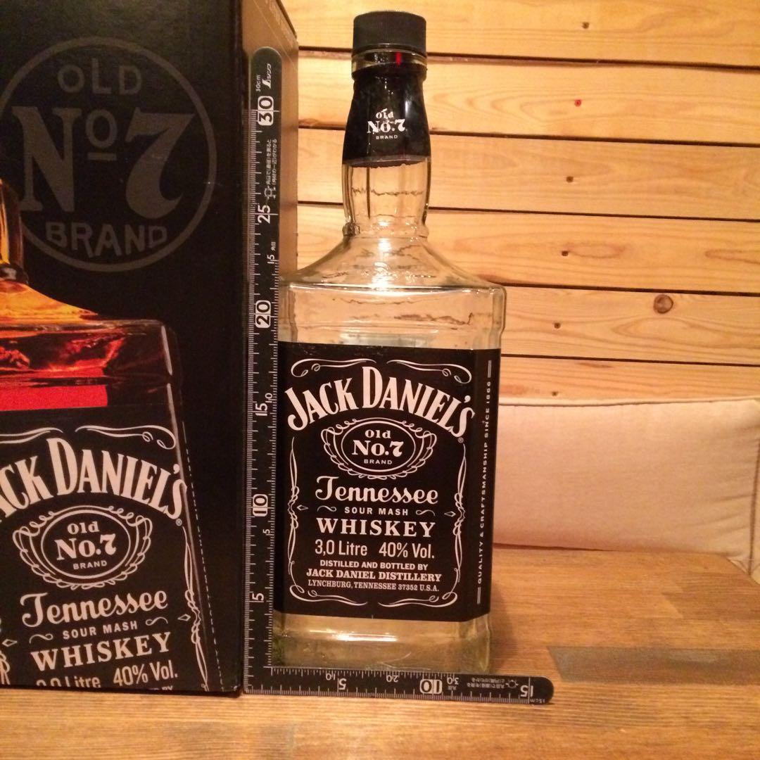 Jack Daniel's 12本　空ビン　箱付き　3㍑　製造終了