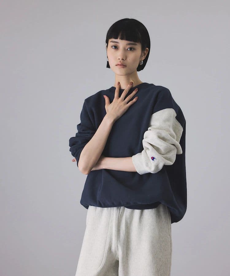 【Champion for ADAM ET ROPE'】別注 RW SWEAT