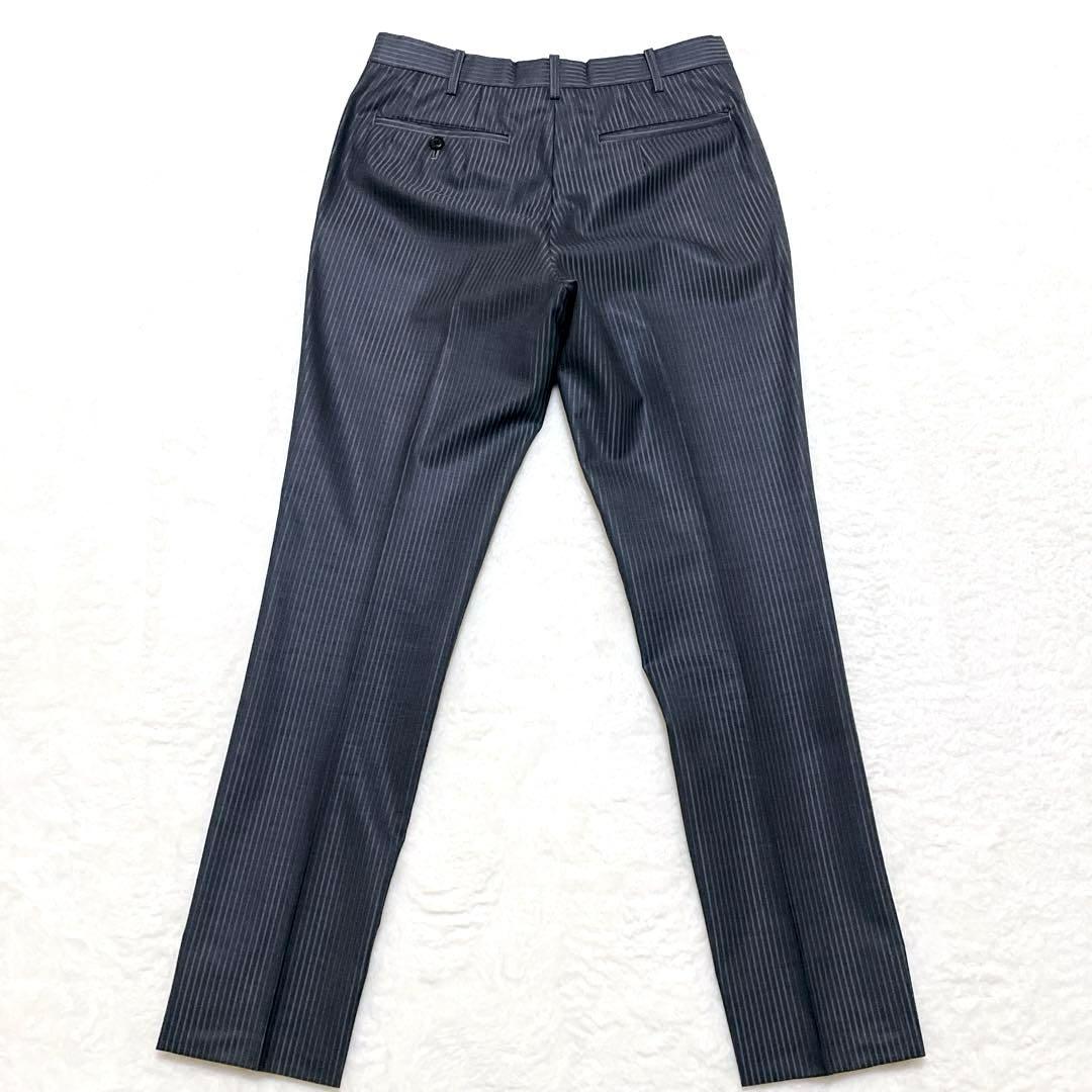 【美品】タケオキクチ　スーツ　セットアップ　 3ピース　ストライプ