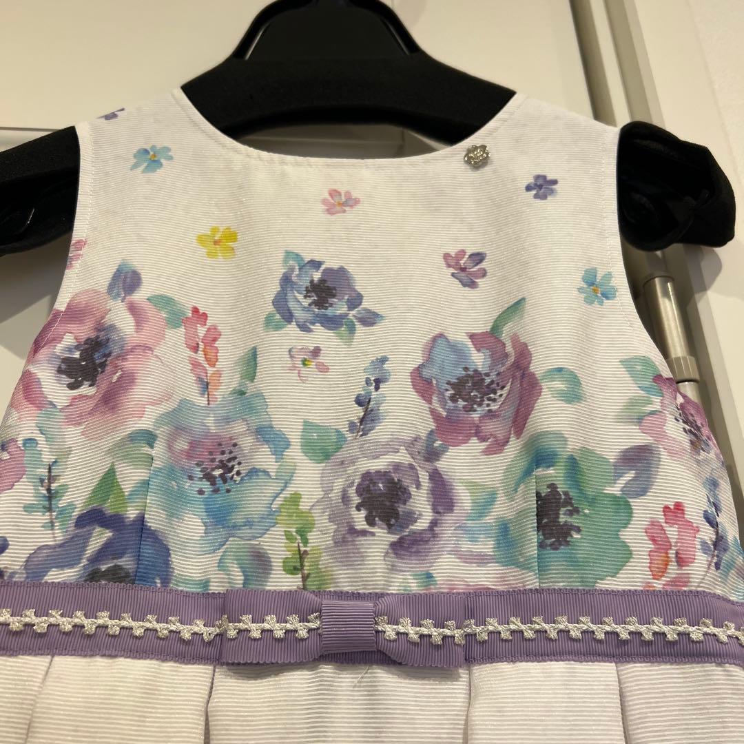 期間限定　ANNA SUI MINI フラワープリントドレス130cm