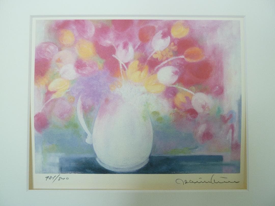 ◆美品◆ Jeannie Kimm作　窓の春 絵画
