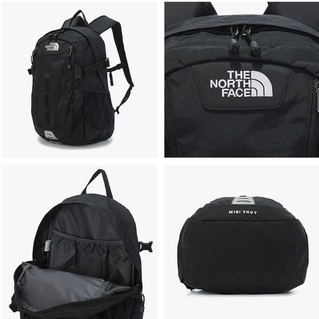 新品タグ付【ミニショット】ノースフェイス　リュック バックパック　ブラック
