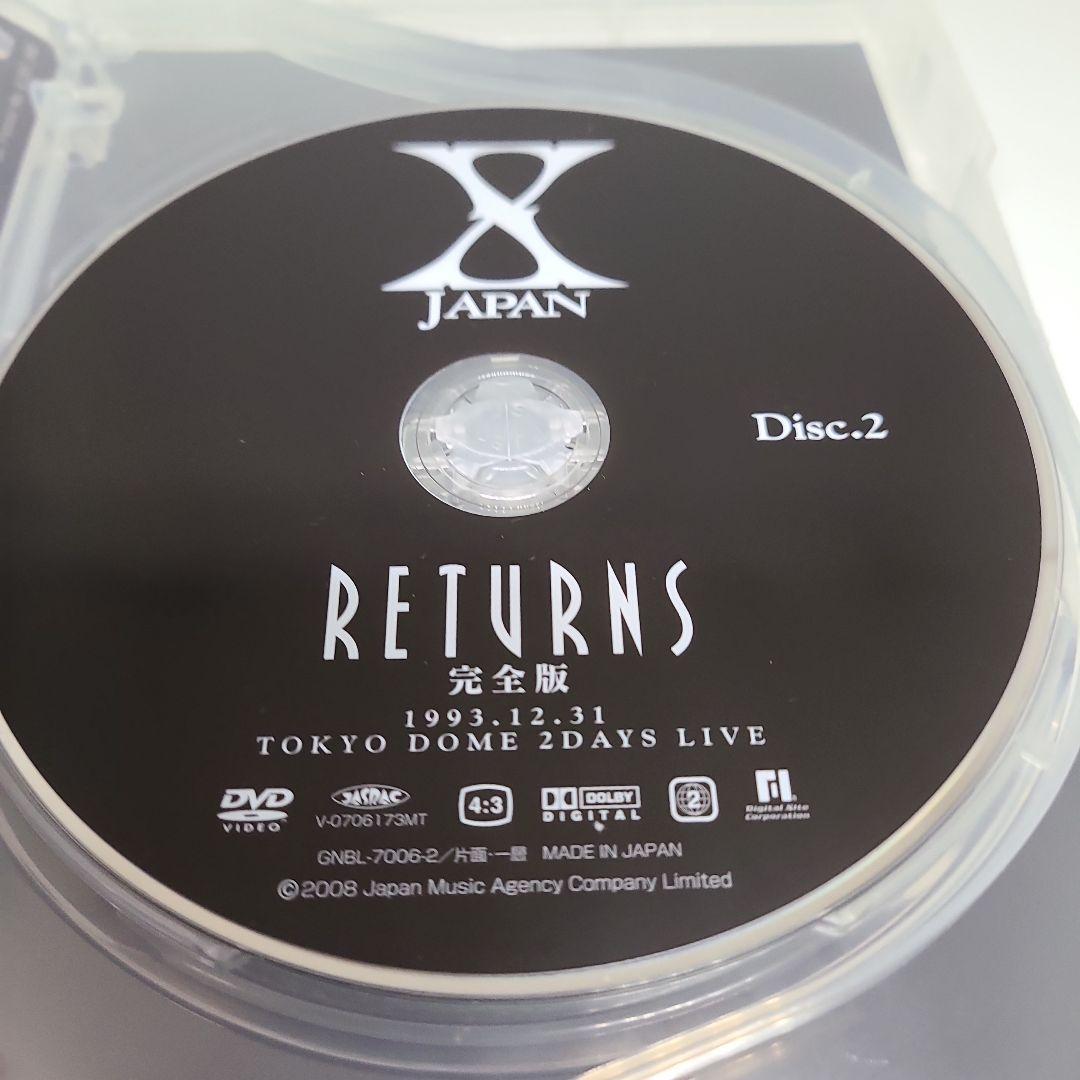X JAPAN RETURNS 完全版 DVD BOX SET
