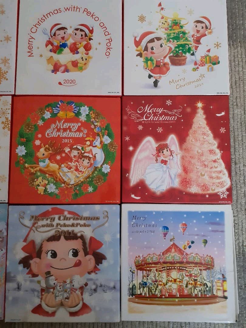 不二家⭐ペコちゃんクリスマスケーキ皿&カップ37点セット