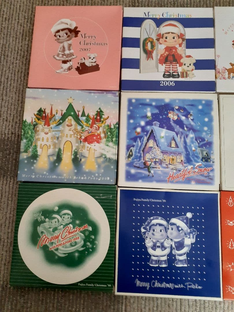 不二家⭐ペコちゃんクリスマスケーキ皿&カップ37点セット