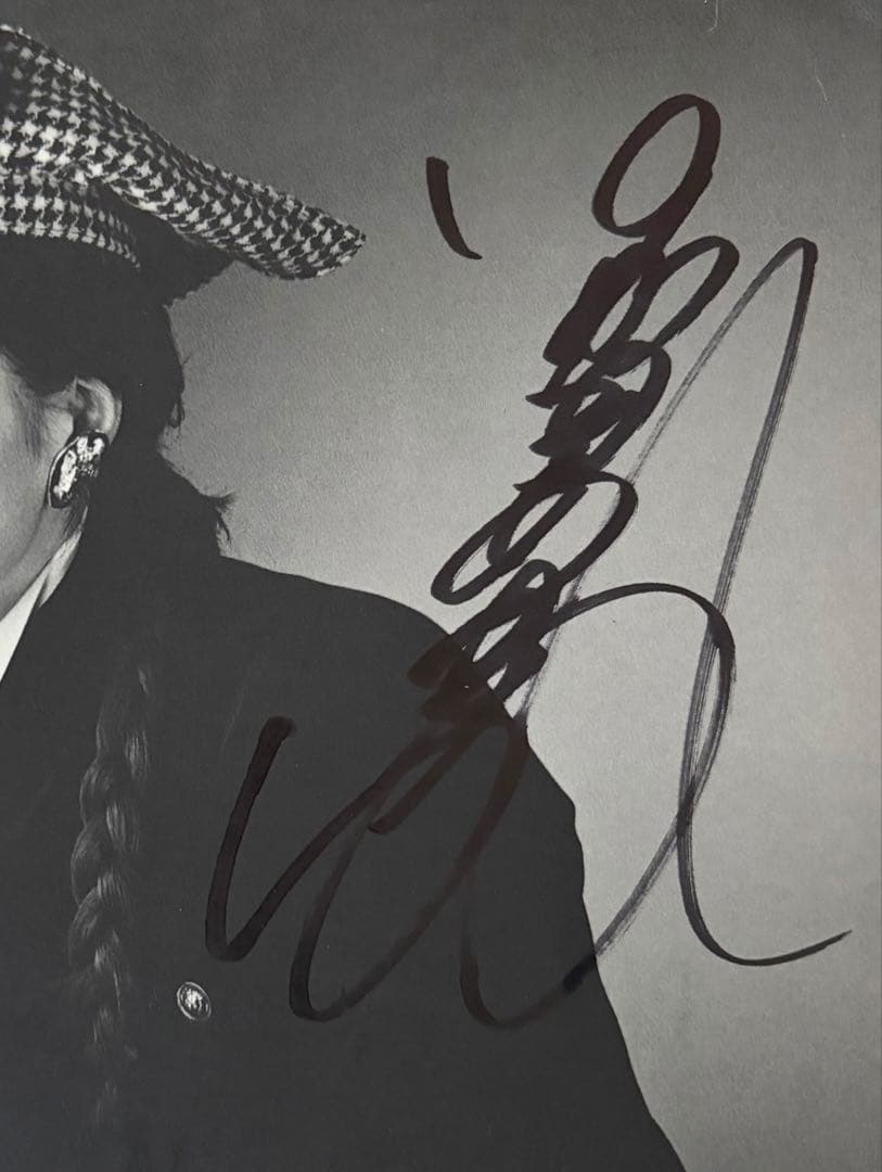 美盤 直筆サイン付き 中森明菜 EPレコード 飾りじゃないのよ涙は Fin他3枚