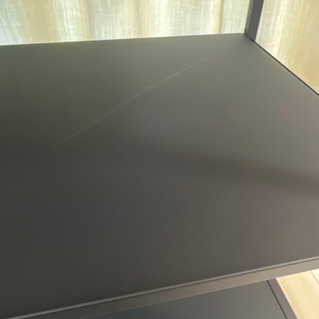 STEEF スチールシェルフ 黒 組み立て品