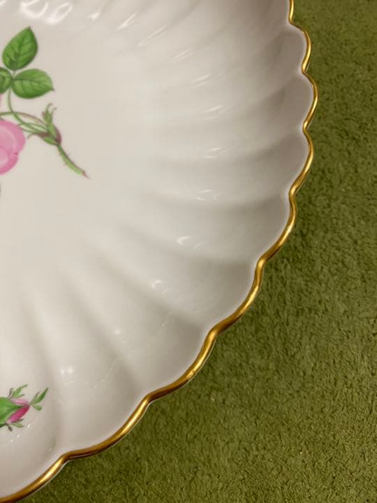 マイセン　ピンクローズ　大皿　28cm