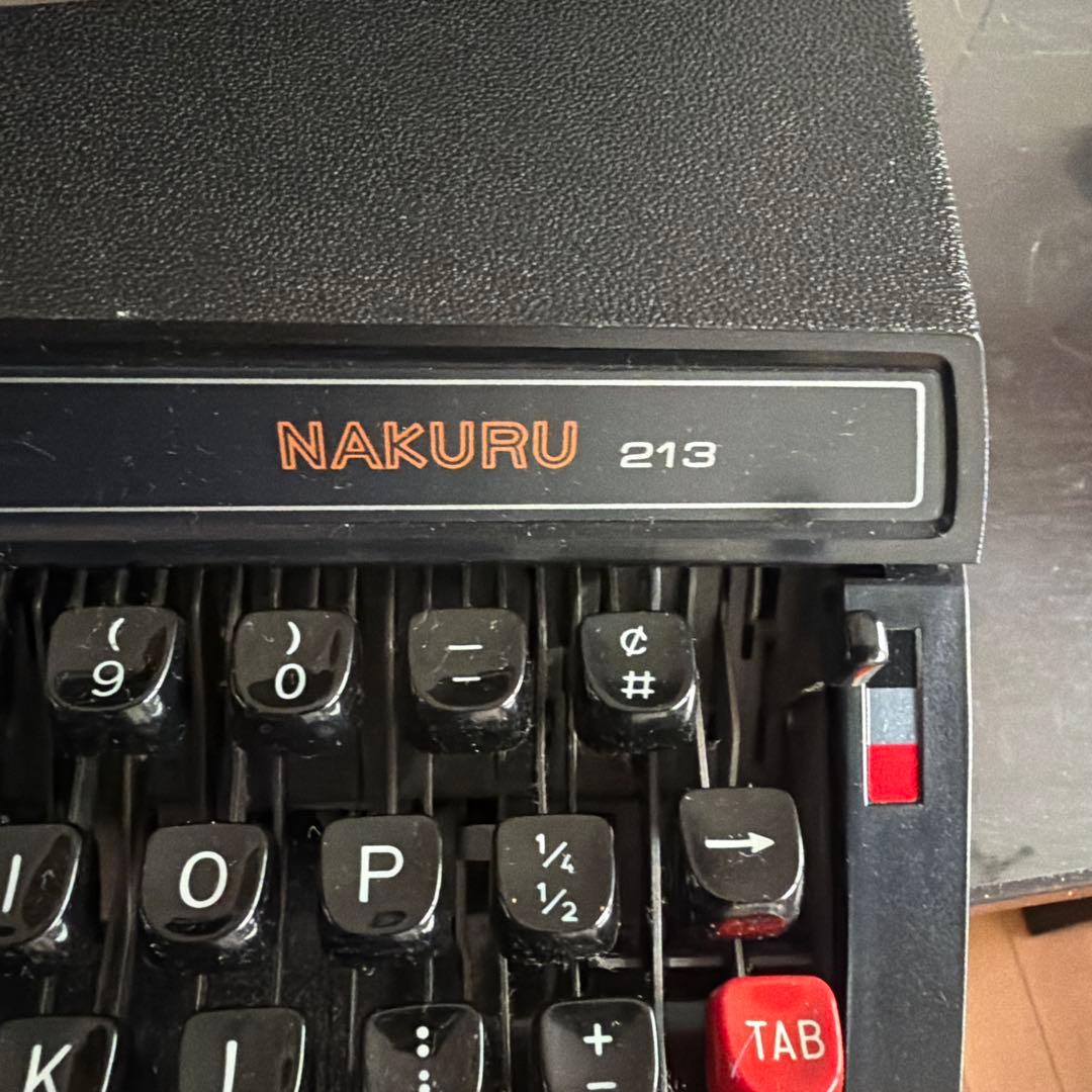 値引可手渡可《完動品》英文NAKURU Reporter 213 タイプライター