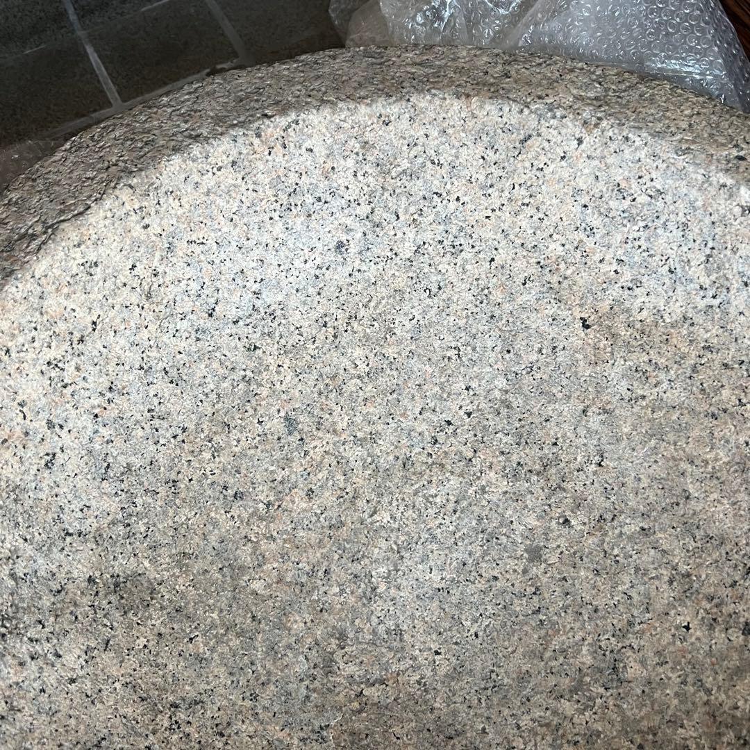 石臼　臼　餅臼　二升用　餅つき 御影石　花崗岩　鉢形　本格派　本格的