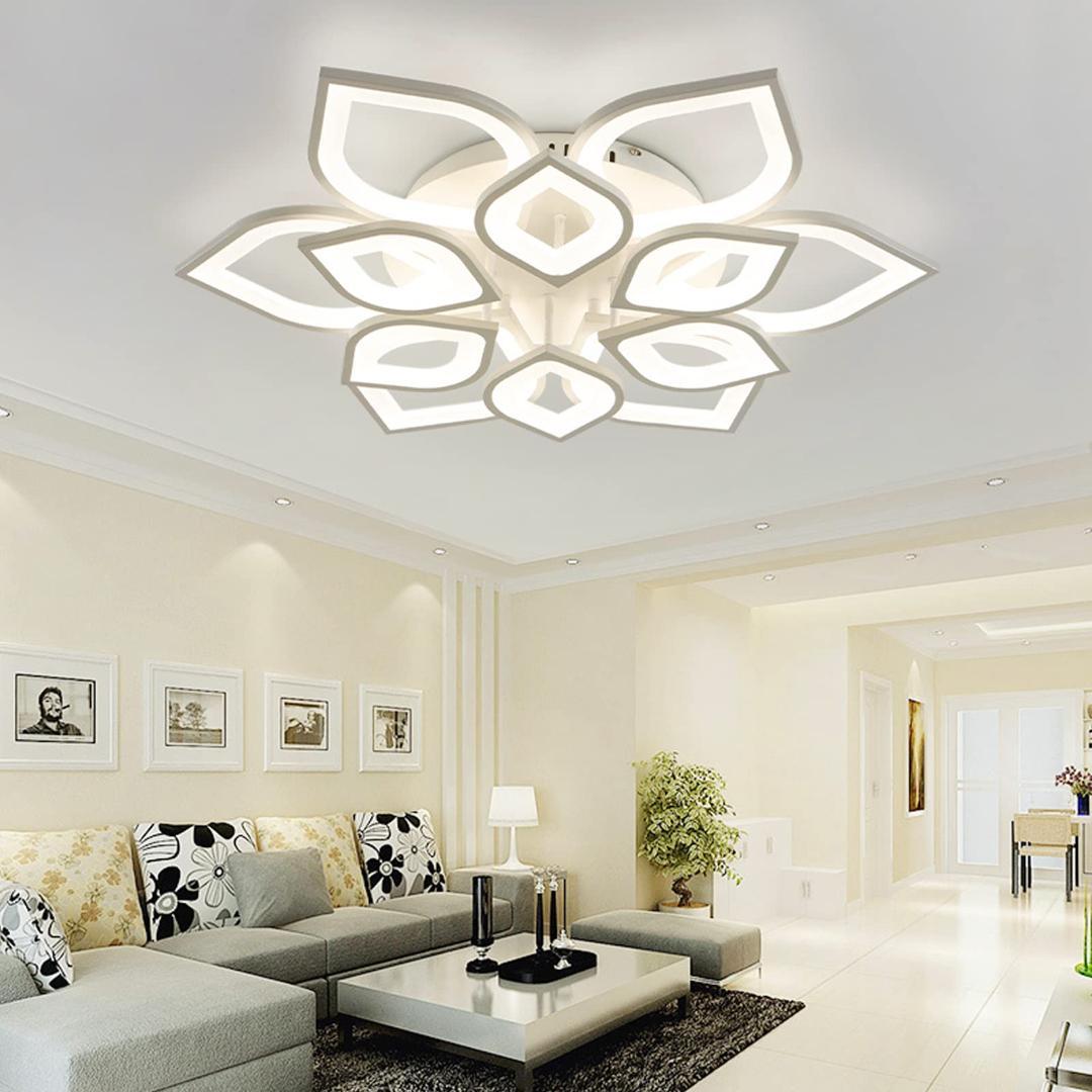 北欧　花形　水連　シーリングライト　LED　おしゃれで機能的