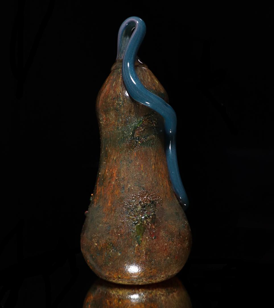 ドーム・ナンシー 瓢箪フォルム 昆虫意匠コロシント 特大置物 36cm2.2kg