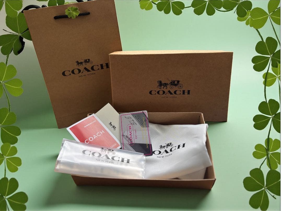 【新品未使用】COACH グレー 長財布
