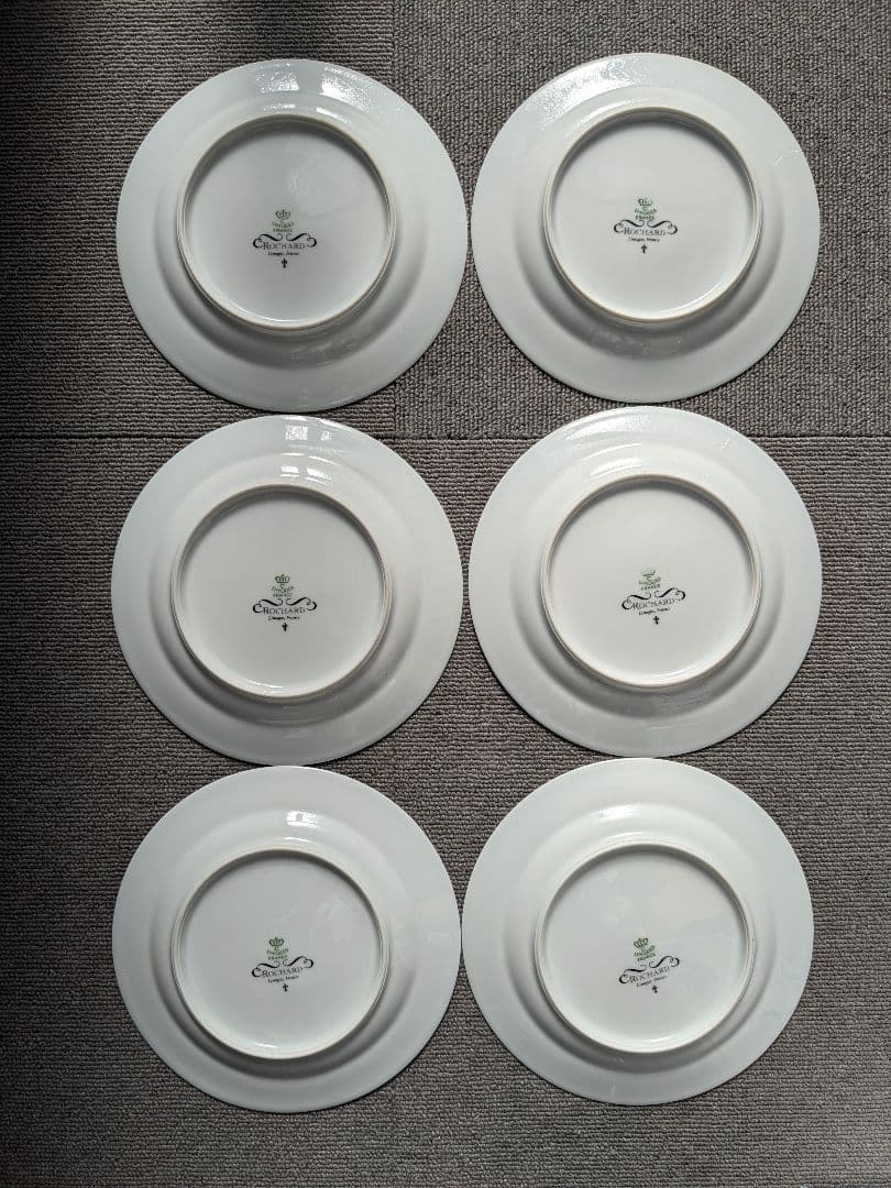 リモージュ ROCHARD フルーツ柄 プレート 6枚セット