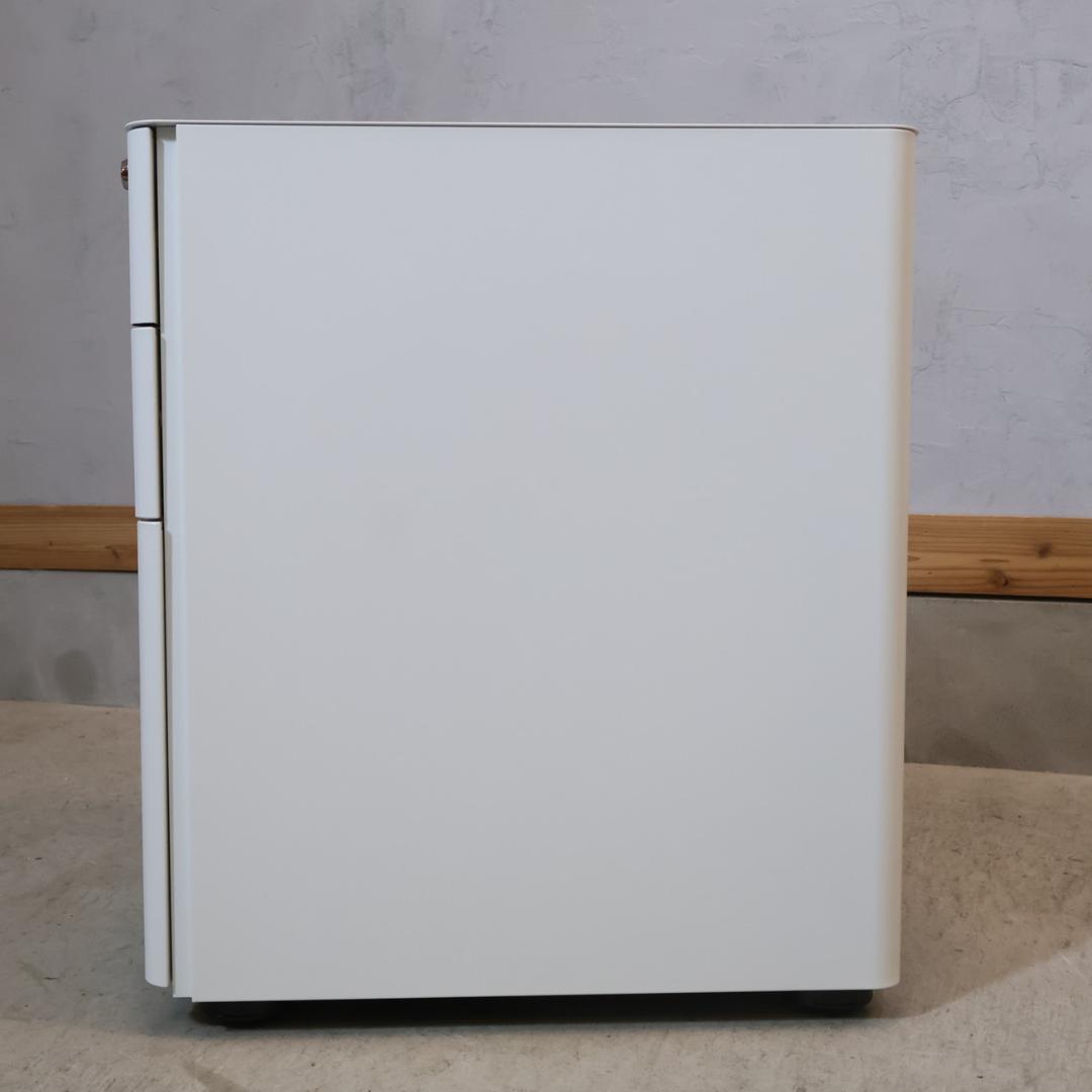 関家具 TORIA トリア スリムチェストワゴン コンパクト デスクワゴン 鍵付