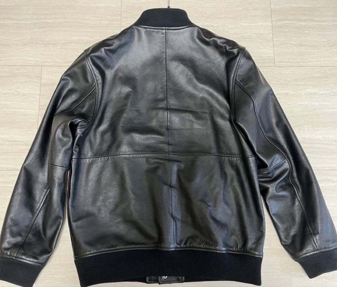 SOPHNET. LEATHER VARSITY JACKET Ｌサイズ　ソフ