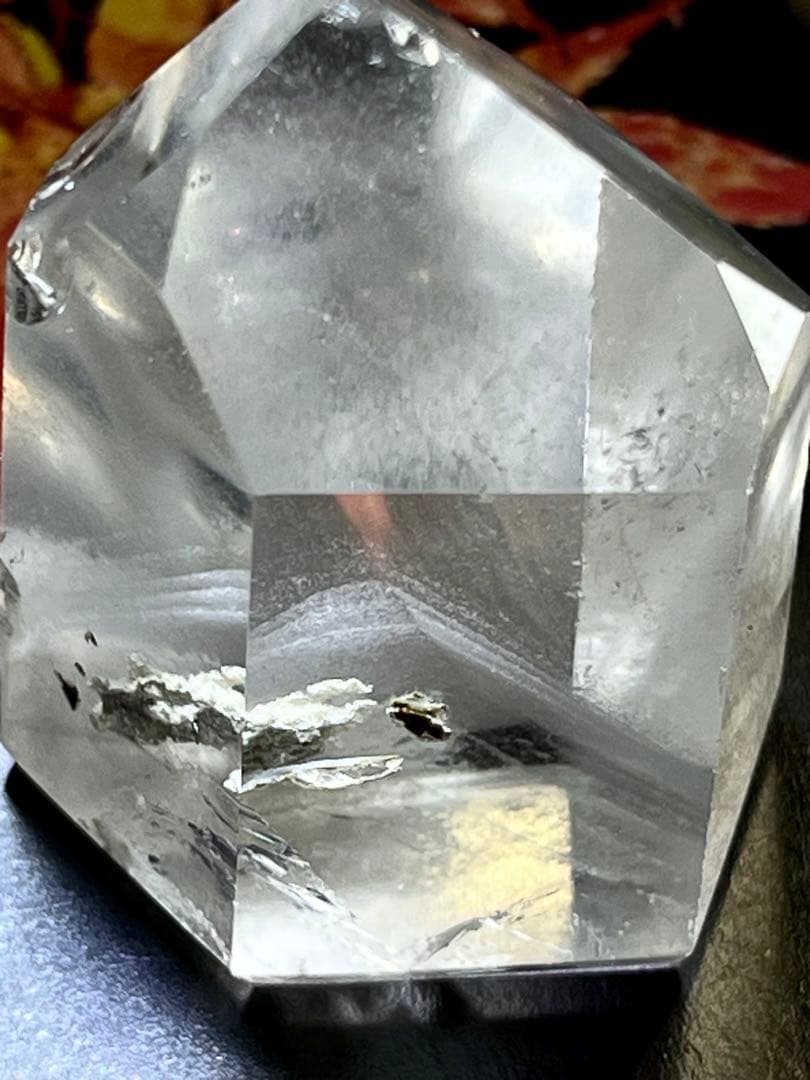 龍脈水晶✨　ホワイトファントム　クリスタル　水晶　原石　ポリッシュ　ポイント