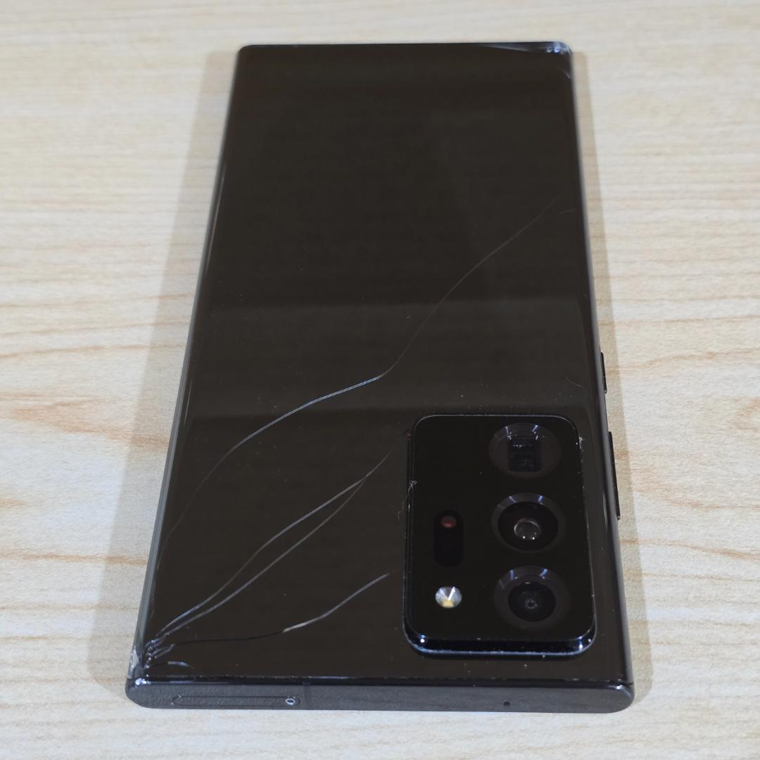 Galaxy Note 20 Ultra 5G 裏面に割れ有 機能は正常に動作可